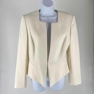 Katherine Kelly Women's Blazer - Elegant Cream Design - Size 10